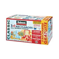 RUBSON - Recharge Pour Déshumidificateur X 3 -
