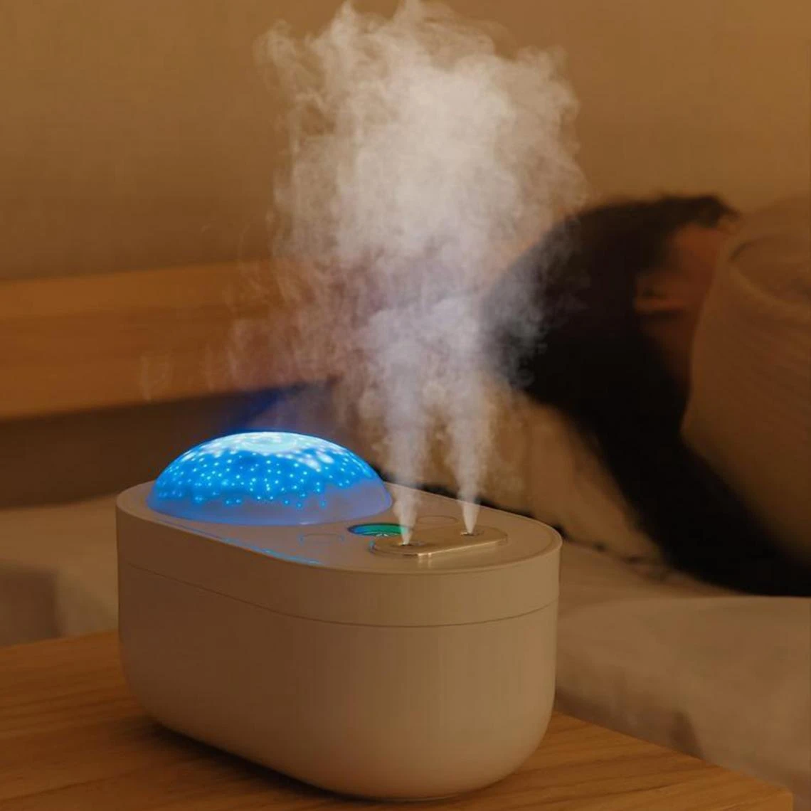 Marque Generique 3-en-1 USB Star Projector Night Light Humidifier Chambre Chambre D'enf... – Image 5