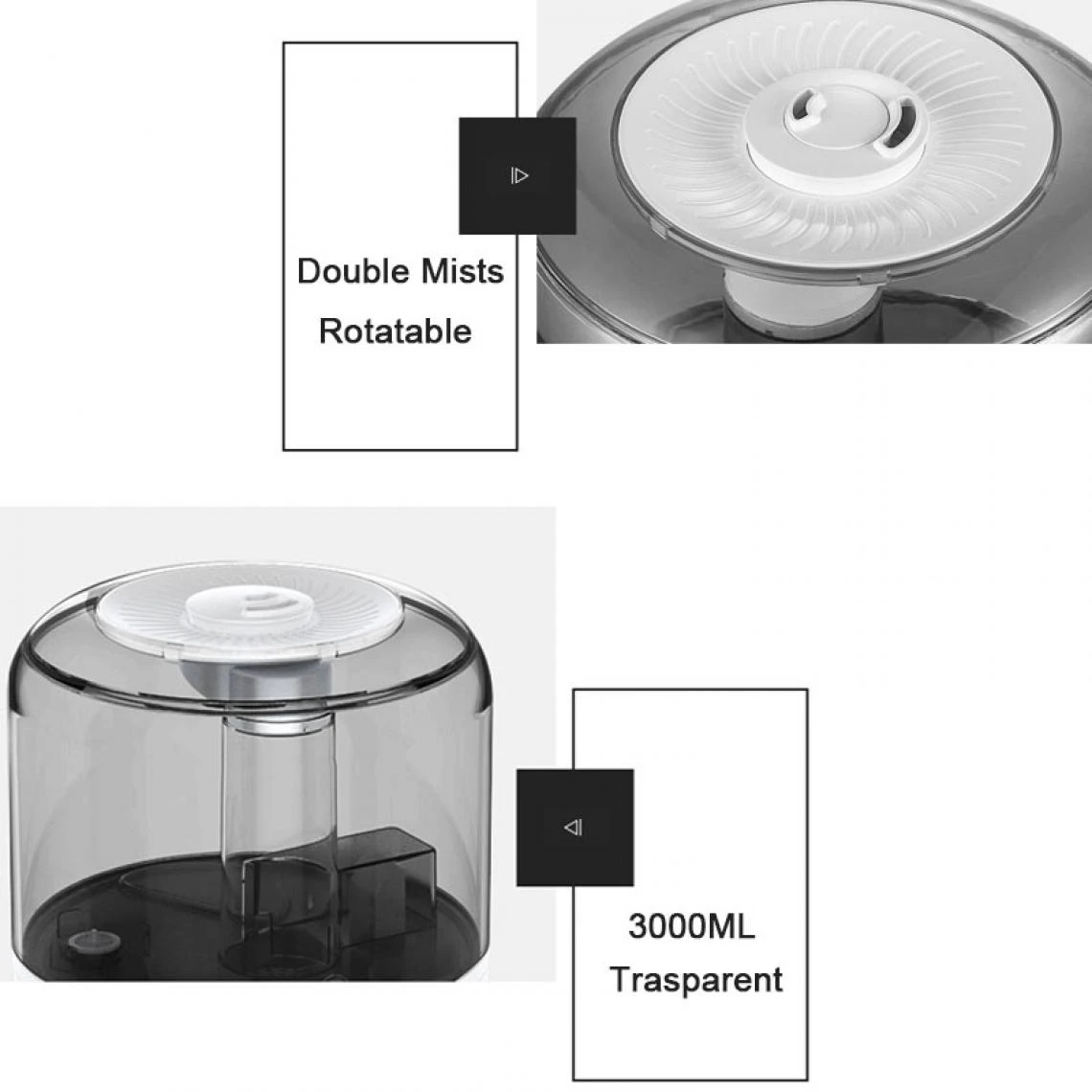 Universal 3000ml Humidificateur D'air Intelligent Pour La Maison Télécommande ... – Image 3