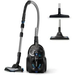 Philips Aspirateur Sans Sac De 2L 650W Bleu Noir