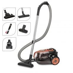 MPM Aspirateur Cyclonique Sans Sac Avec Accessoires, 1,1 Litre, Silencieux...