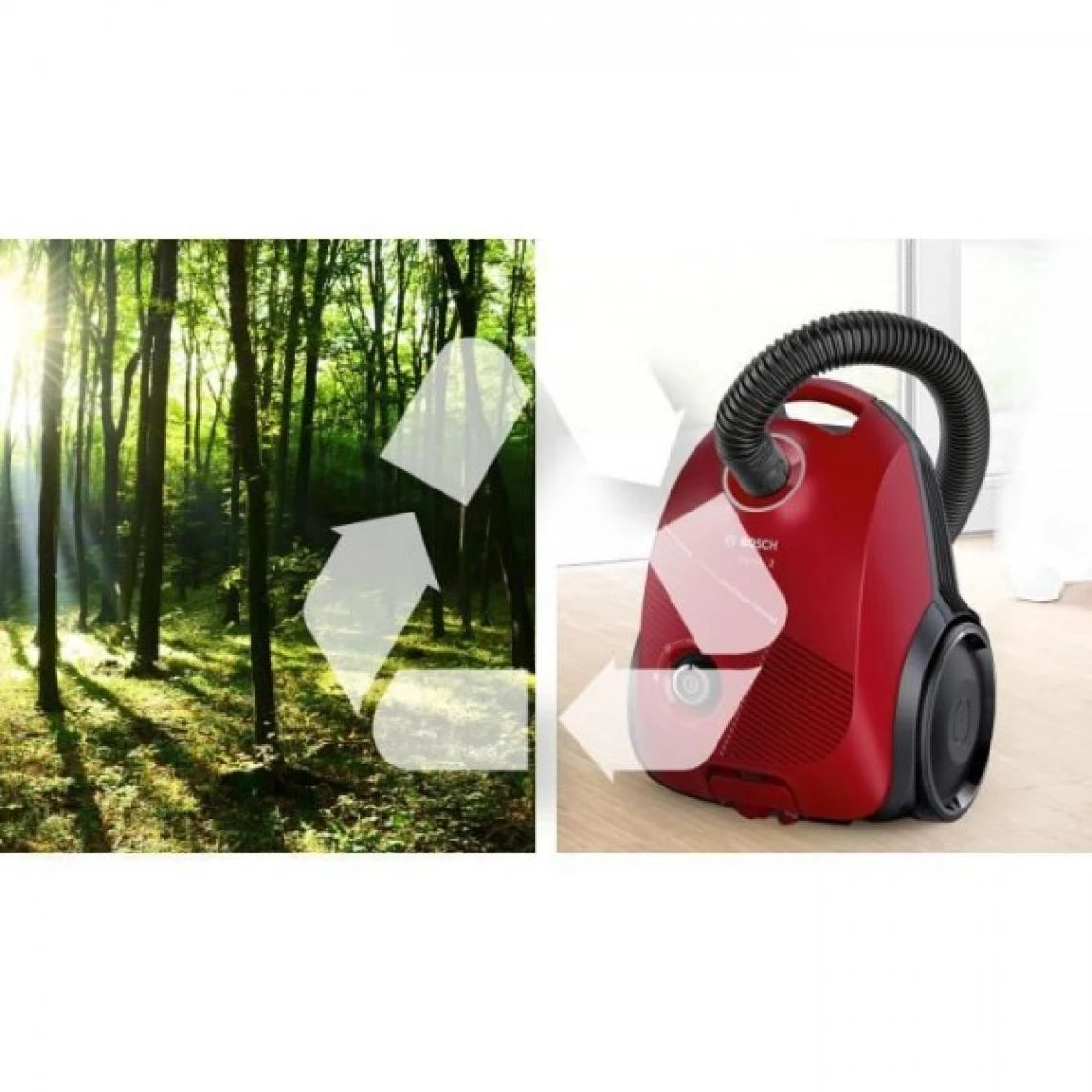 Aspirateur Robot BOSCH GL20S - Traîneau Avec Sac 3,5L - 600 W - 80 D... – Image 2