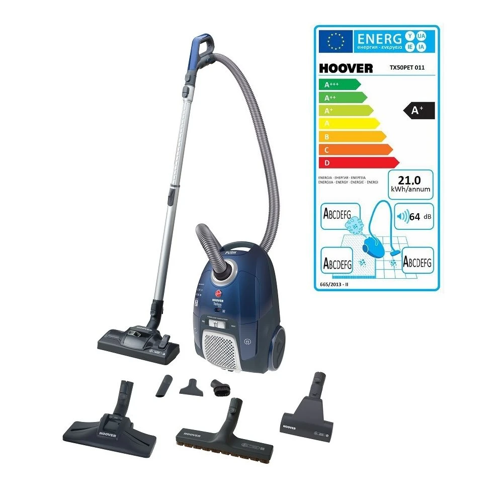 ASPIRATEUR TRAINEAU SAC 700W - 4A TELIOS EXTRA HOOVER