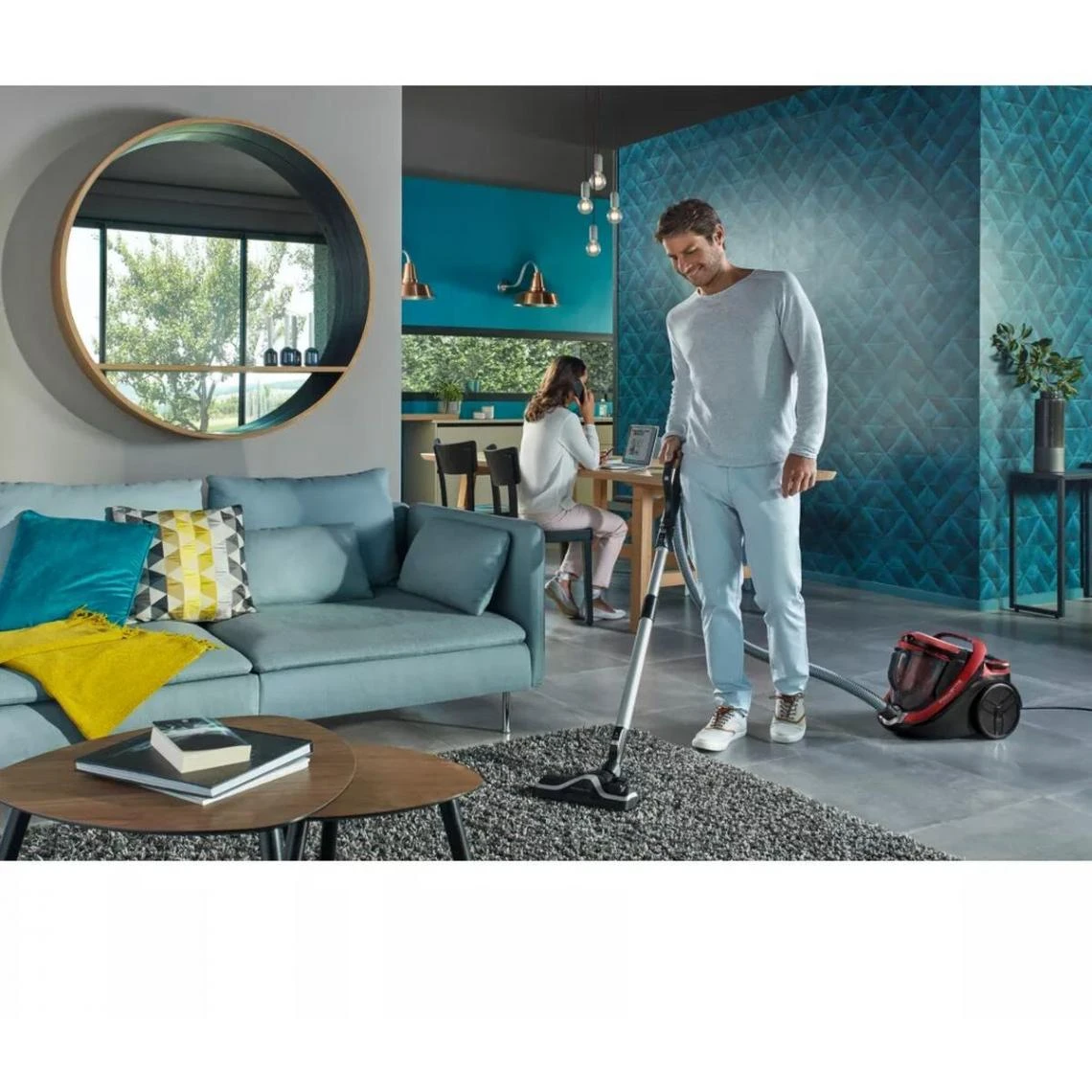 Rowenta Aspirateur Traîneau SILENCE FORCE CYCLONIC PARQUET RO7649EA – Image 9