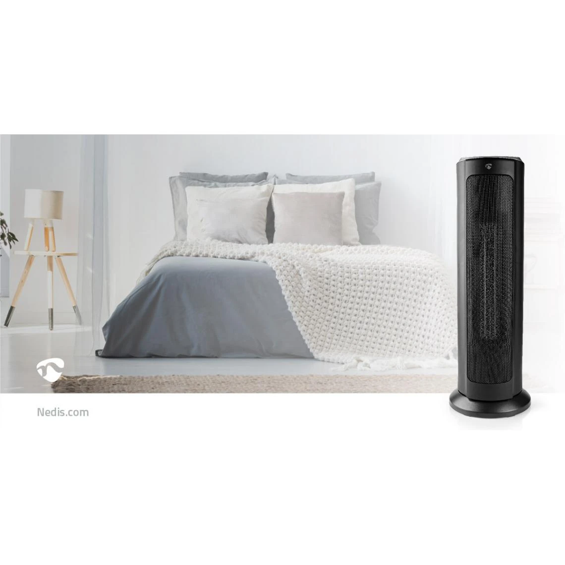 Nedis Chauffage Soufflant SmartLife WIFIFNH10CBK - Noir – Image 5