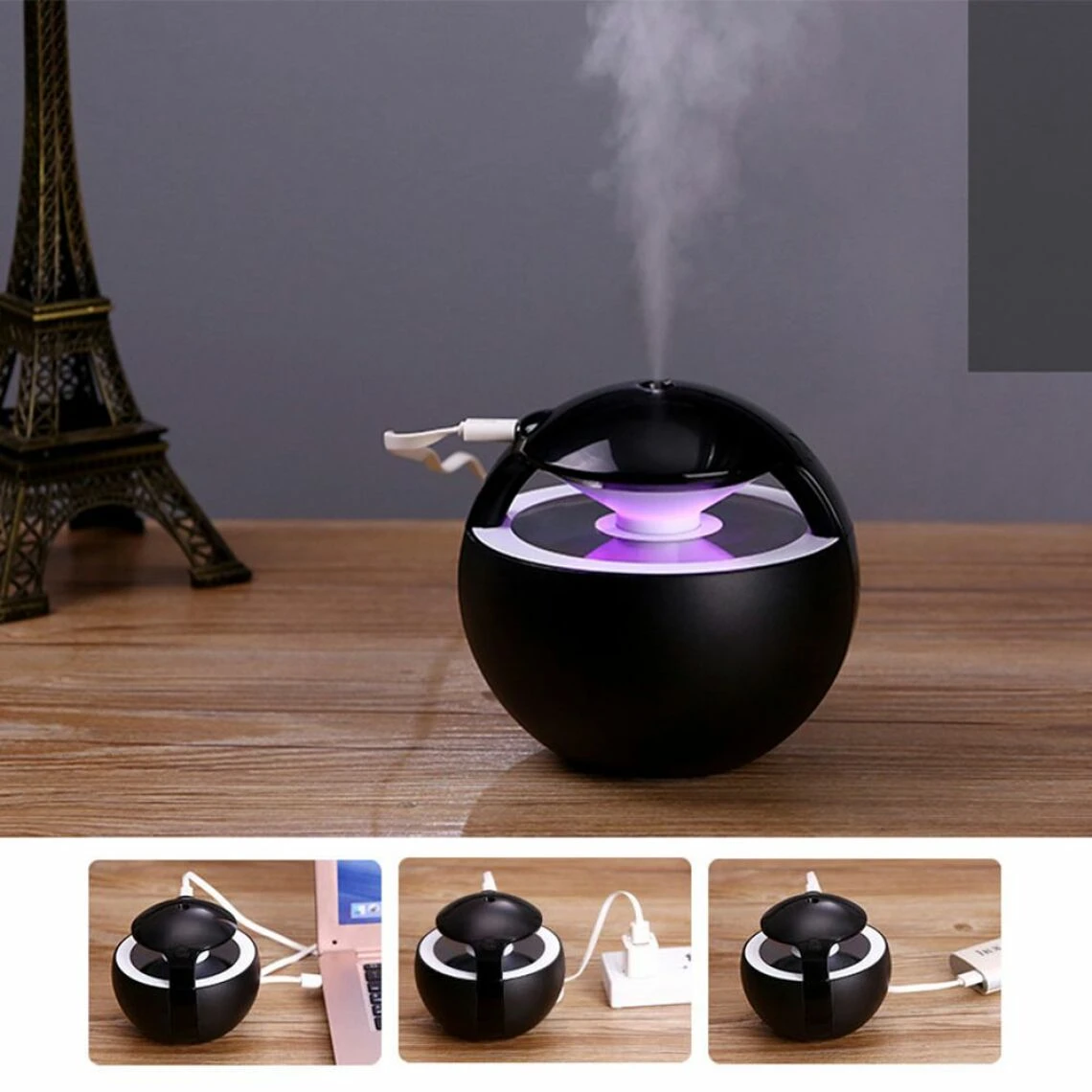 Universal Humidificateur à Billes 450ml Avec Lampe à Arômes Huiles Essentiell... – Image 5