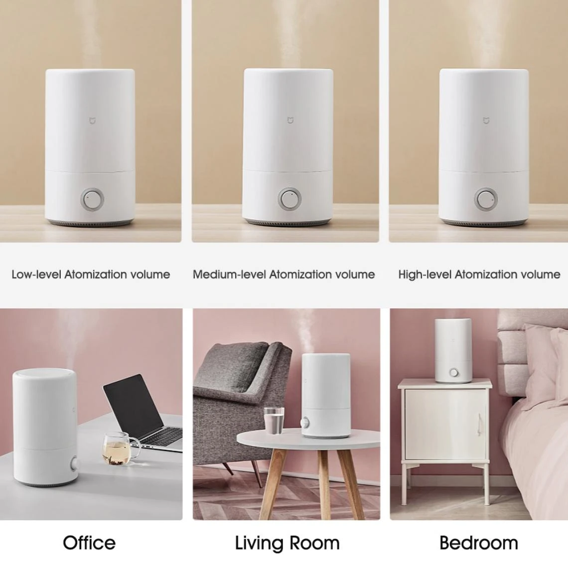 Universal Humidificateur D'air 4L Silent Air Purifier Aromathérapie Humidificat... – Image 2