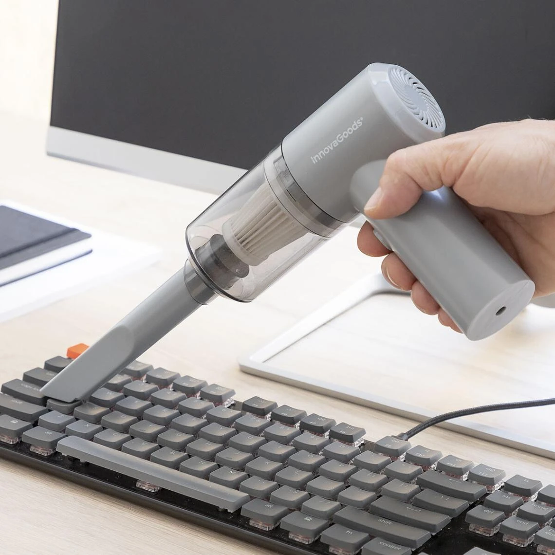 Mini Aspirateur à Main Sans Fil Rechargeable Recuum InnovaGoods – Image 3