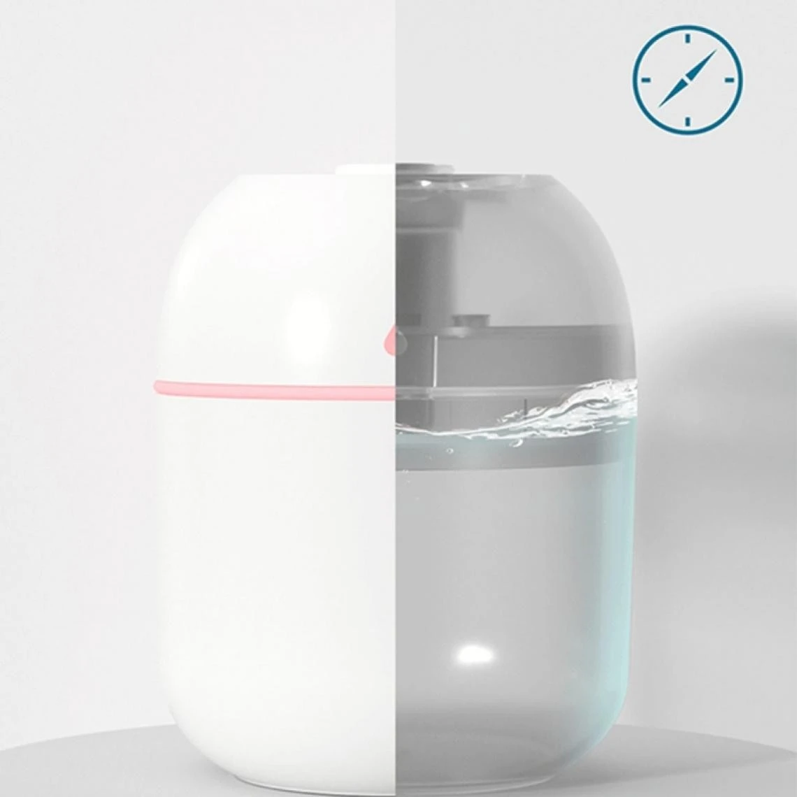 Universal Portable 220ml Mini Humidificateur Goutte D'eau USB Diffuseur D'air At... – Image 5