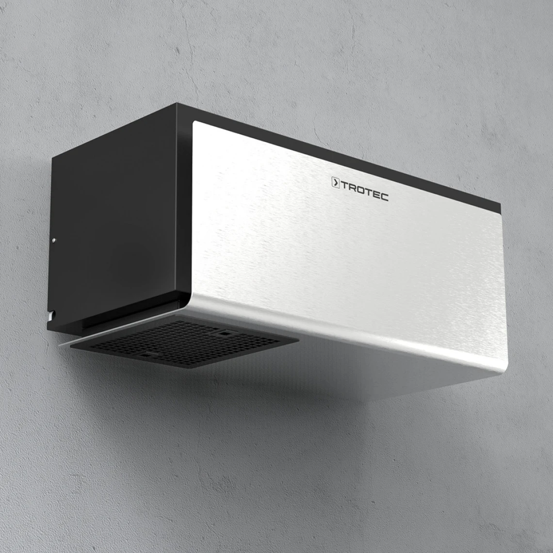 TROTEC Déshumidificateur à Montage Mural DH 15 VPR+ Acier Inoxydable